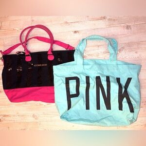 Two Victoria’s Secret Tote Bags